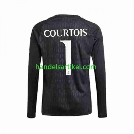 Real Madrid Thibaut Courtois 1 Torwart Auswärts Trikotsatz 2023/24 Langarm